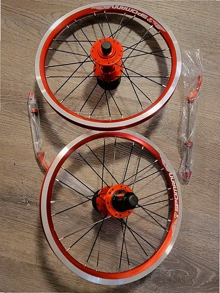 12 inch Folding Bike Alloy V Brake BMX Bicycle Rims Spomann