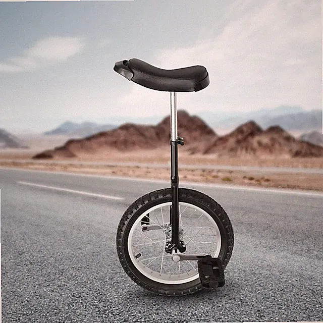 16-Inch Unicycle for Balance Training, Adjustable Height, Skid-Proof Design