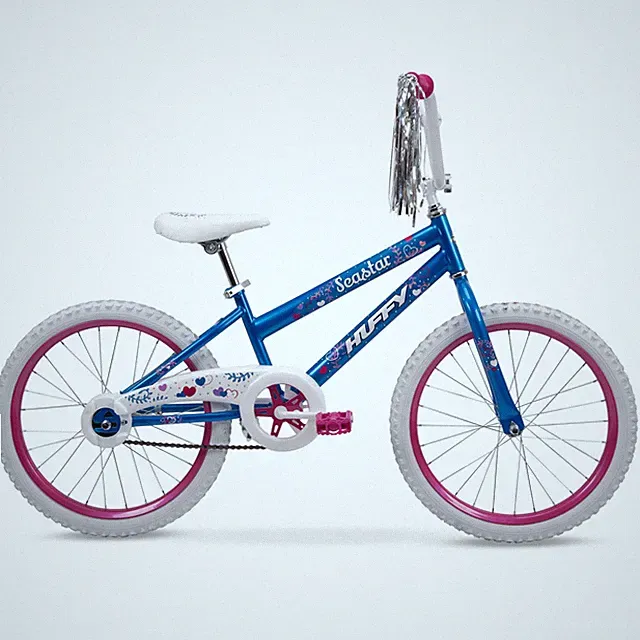 20" Sea Star bicycle, for kids ages 5-12 years, Streamers, blue/Pink