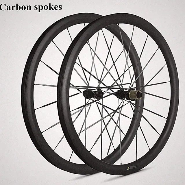 700C Ultra Light Carbon Fiber Gravel Bike Wheelset Road Bicycle Wheel Disc Brake