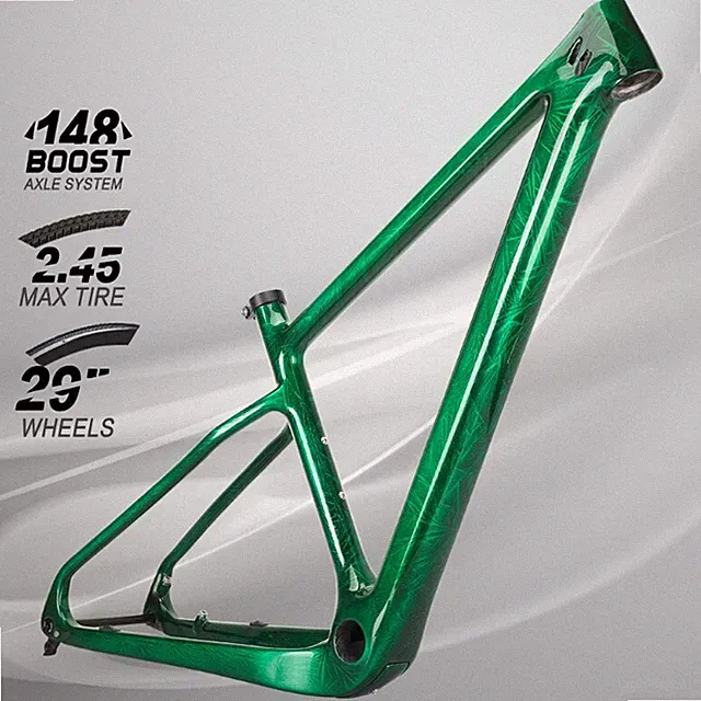 Carbon Fiber Mountain Bike Frame 29er BOOT 148x12mm Mtb Bike Bicycle Frameset