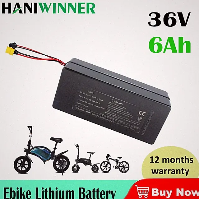 E Bike 36V 6AH Lithium Battery For Jetson Bolt Pro Folding Electric Bicycle Bike