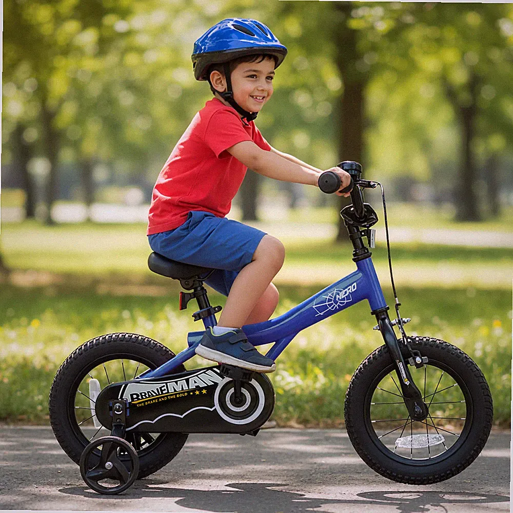 Kids Bike 12 Inch Bicycle for Children w/Removable Training Wheels Dual Brakes