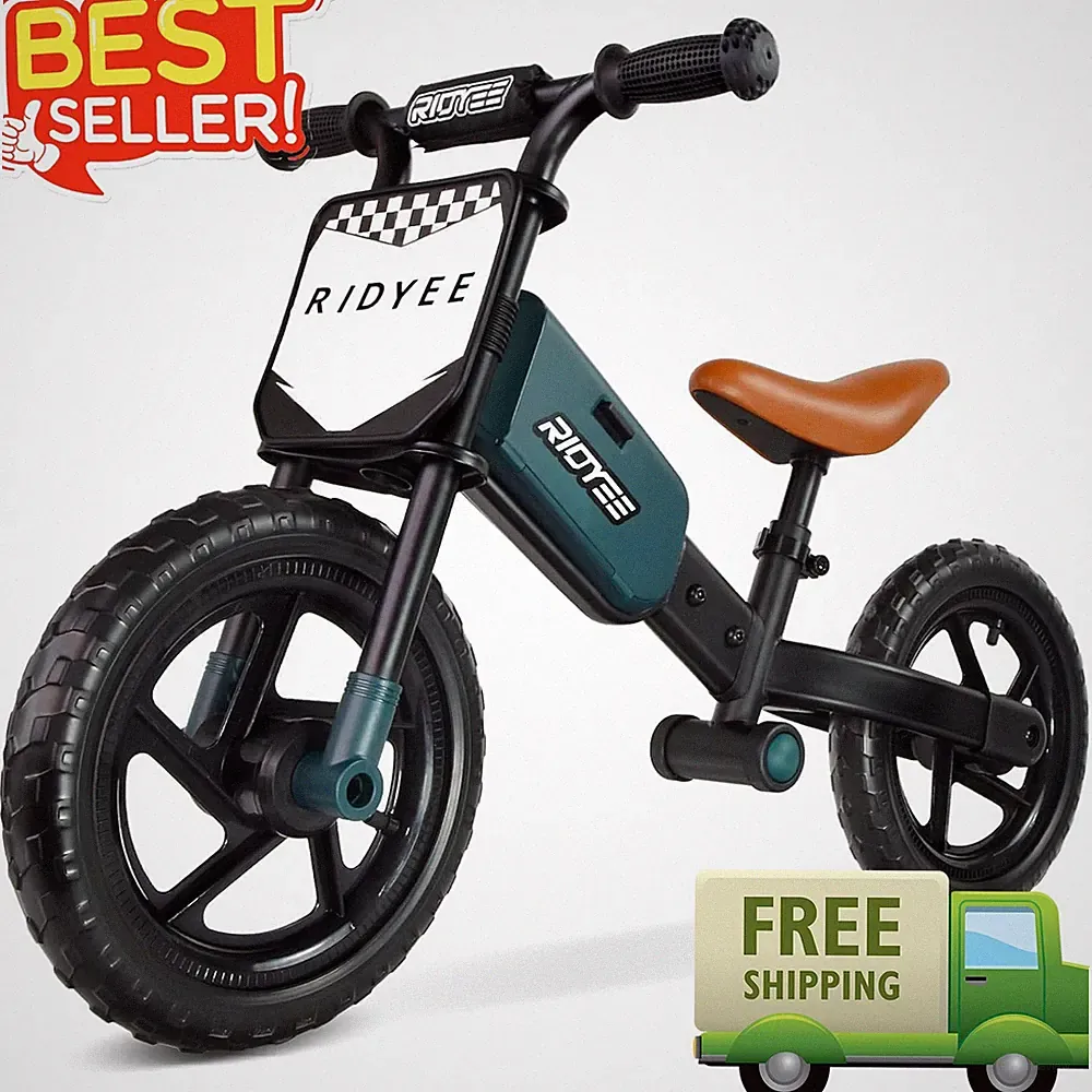 Toddler Balance Bike for 2-5 Year Kids w/Footrest Custom Name Plate Gift