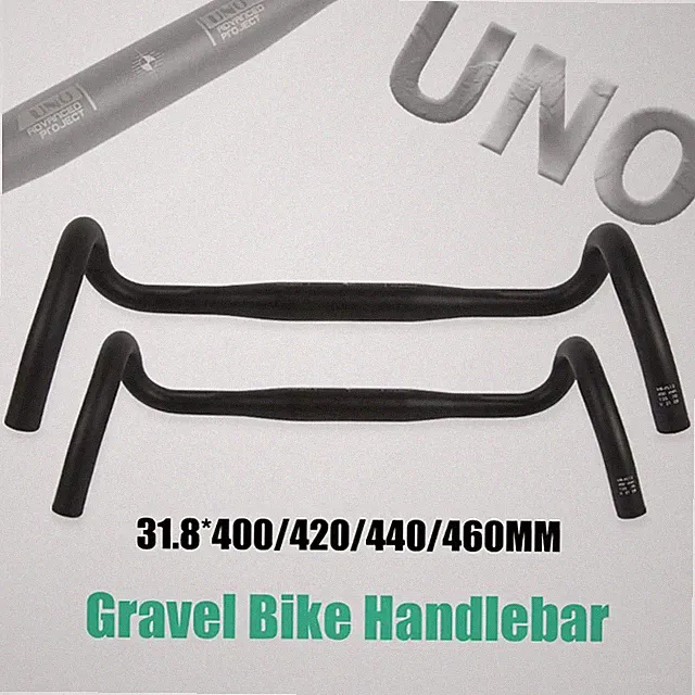 UNO FL12 Gravel Bike Handlebar 31.8x400/420/440/460mm Outer Drop Bar Ultralight